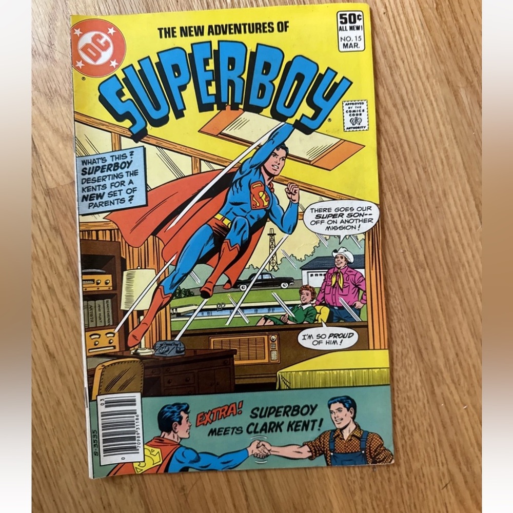 Comic Book The New Adventures of Superboy #15 (DC Comics March 1981)